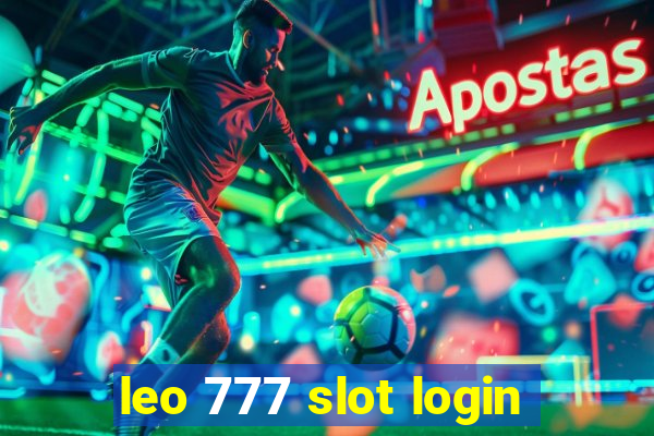 leo 777 slot login