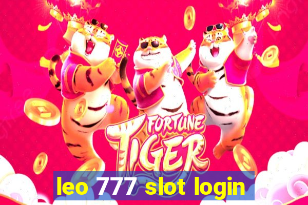 leo 777 slot login