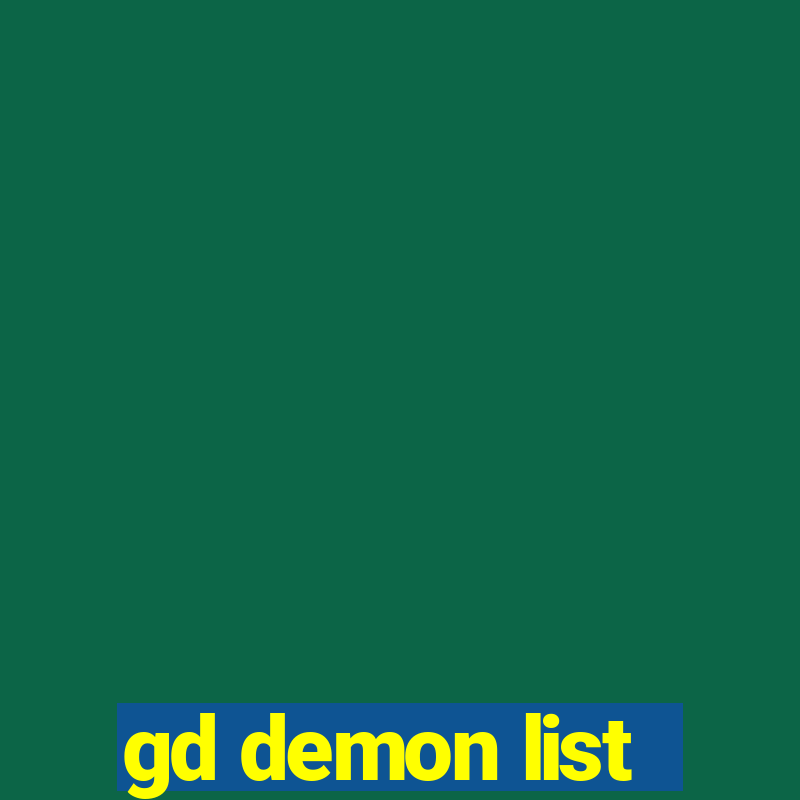 gd demon list