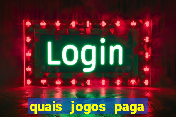 quais jogos paga de verdade