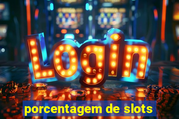 porcentagem de slots