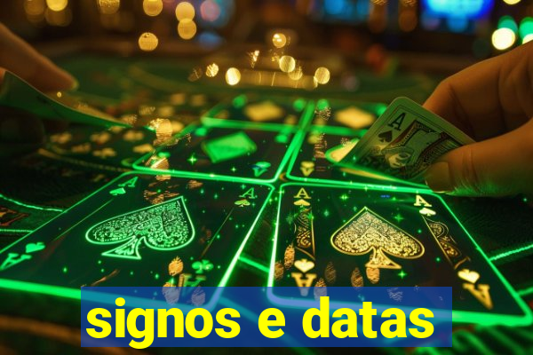 signos e datas