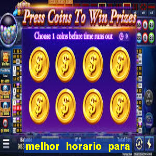 melhor horario para jogar fortune mouse