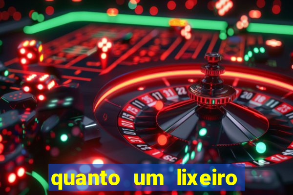 quanto um lixeiro ganha por ano