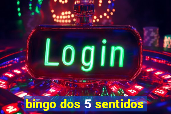 bingo dos 5 sentidos