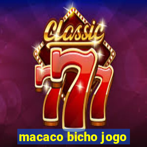 macaco bicho jogo