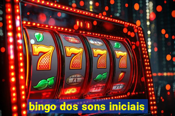 bingo dos sons iniciais