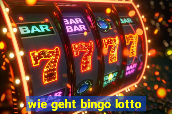 wie geht bingo lotto