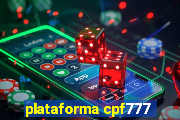 plataforma cpf777