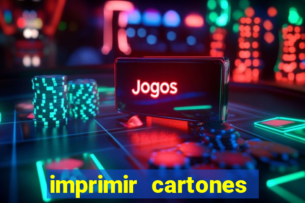 imprimir cartones de bingo