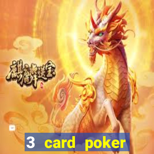 3 card poker casino game