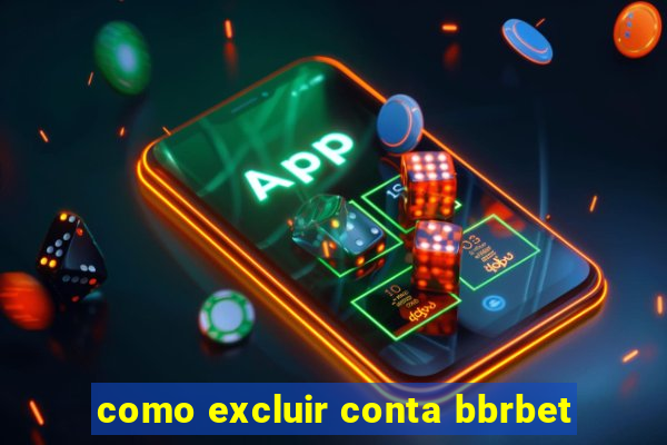 como excluir conta bbrbet