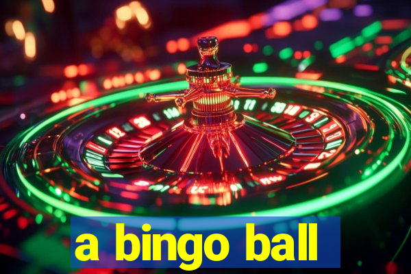 a bingo ball