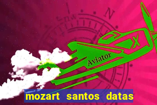 mozart santos datas de entrada