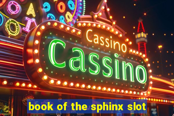 book of the sphinx slot