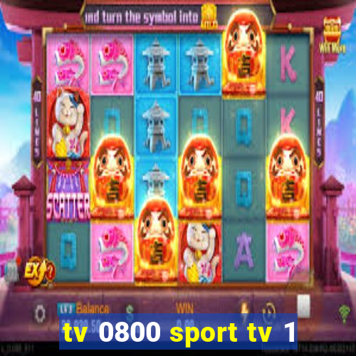 tv 0800 sport tv 1