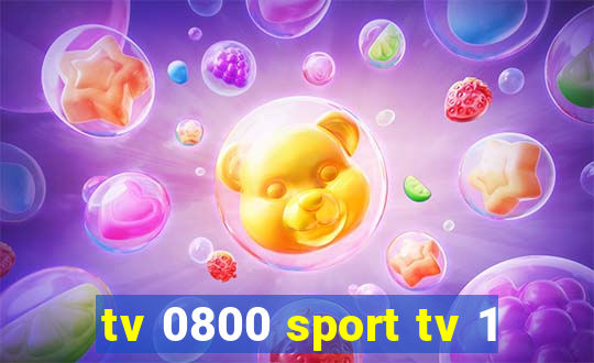 tv 0800 sport tv 1