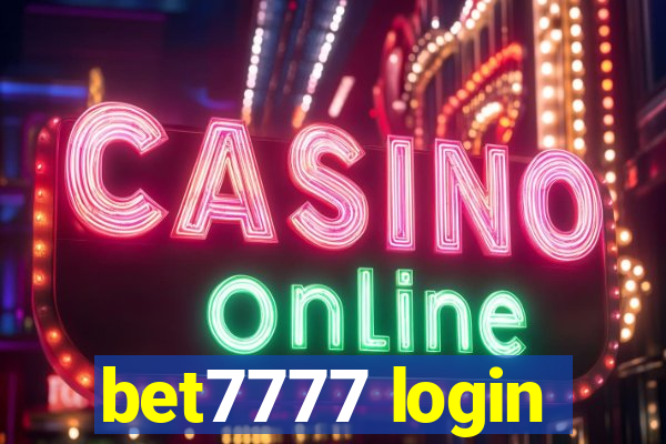 bet7777 login