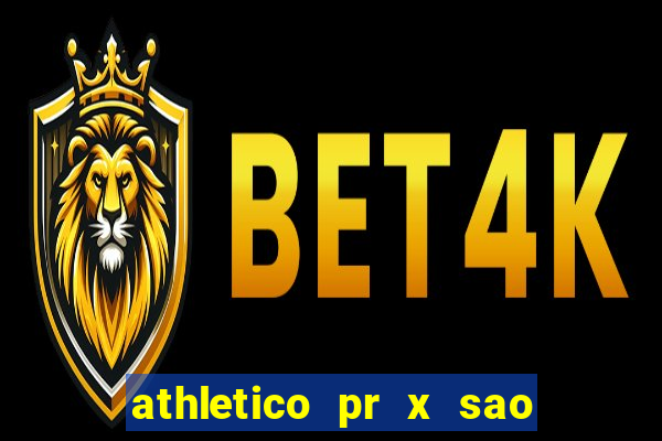 athletico pr x sao paulo palpites