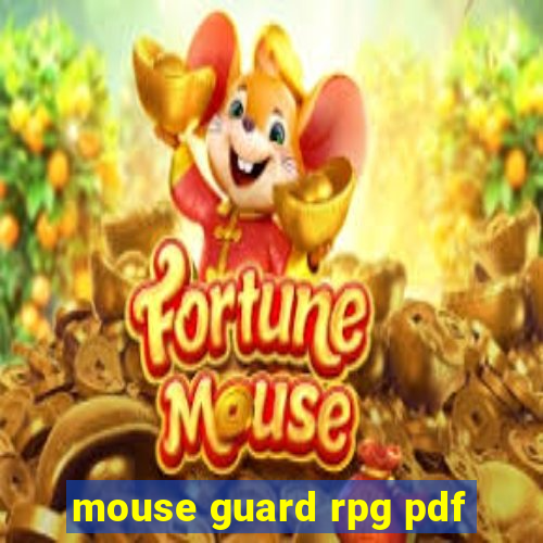 mouse guard rpg pdf