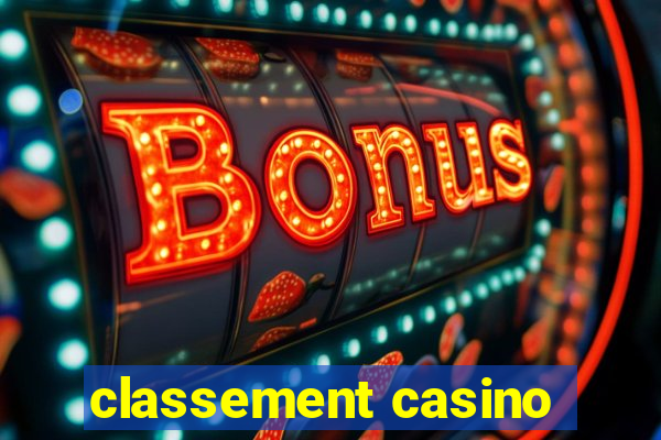 classement casino