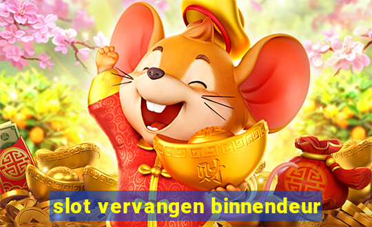 slot vervangen binnendeur