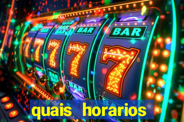 quais horarios pagantes do fortune tiger