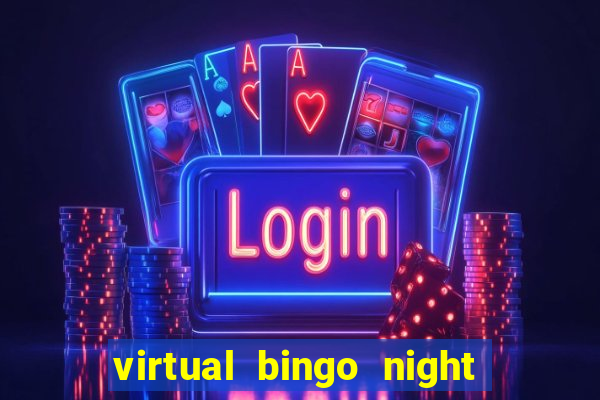 virtual bingo night with friends