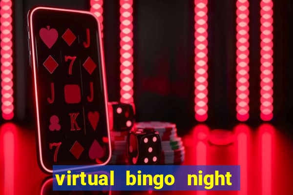 virtual bingo night with friends