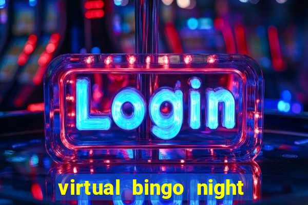 virtual bingo night with friends