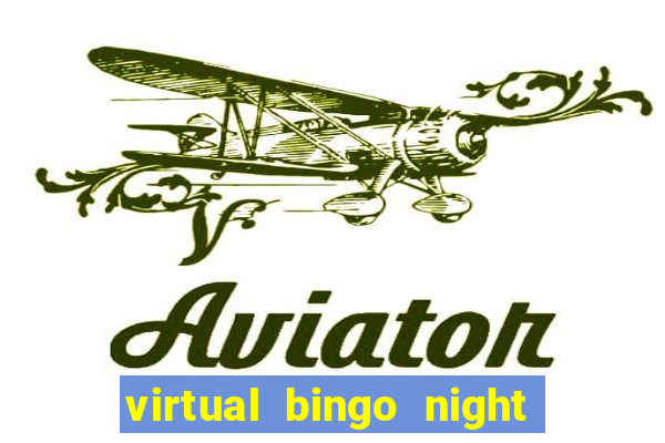 virtual bingo night with friends