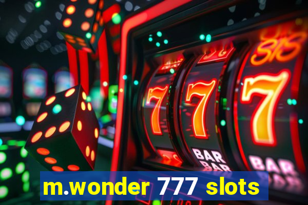 m.wonder 777 slots