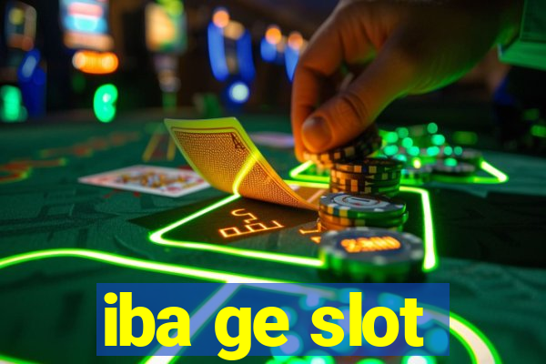 iba ge slot