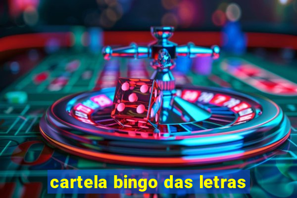 cartela bingo das letras