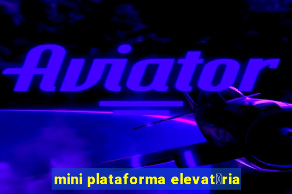 mini plataforma elevat贸ria