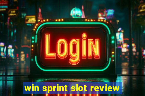 win sprint slot review