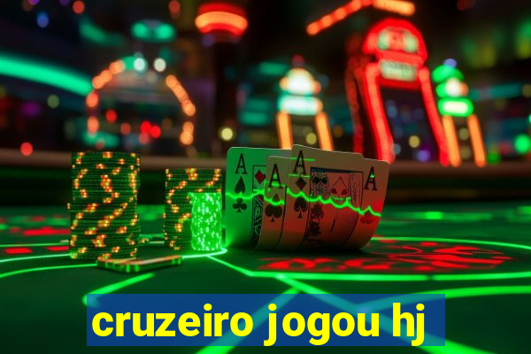 cruzeiro jogou hj