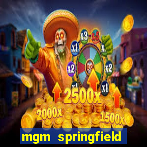 mgm springfield slot payout percentage