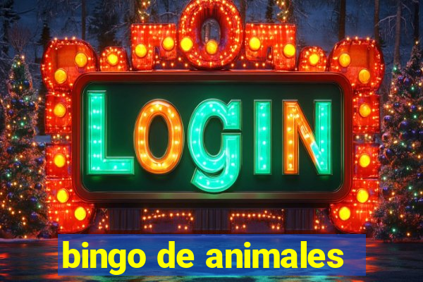 bingo de animales