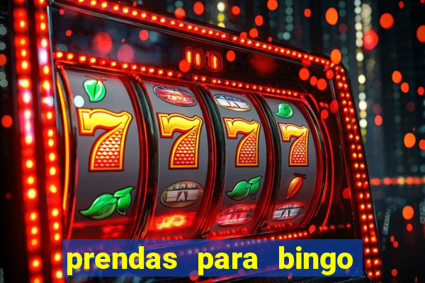 prendas para bingo em fam铆lia