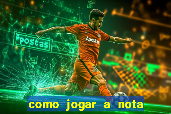 como jogar a nota do enem