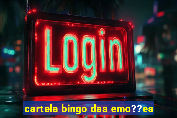 cartela bingo das emo??es