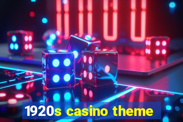 1920s casino theme