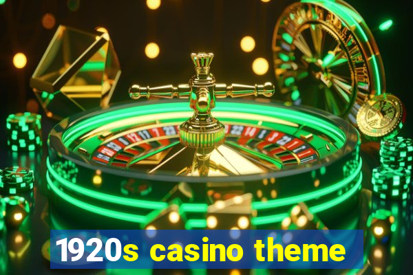 1920s casino theme