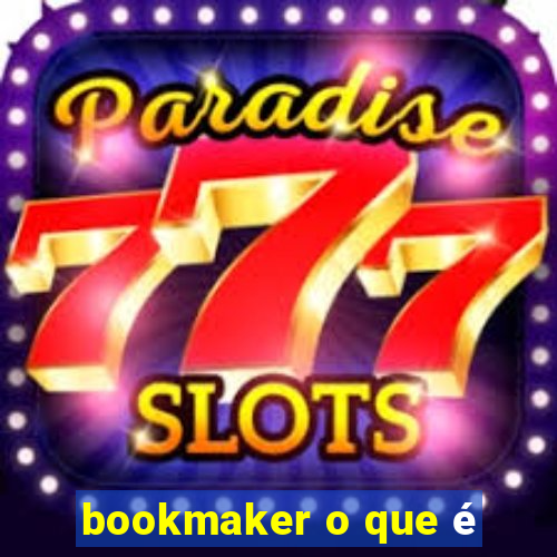 bookmaker o que é