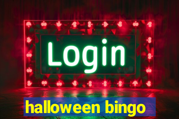 halloween bingo