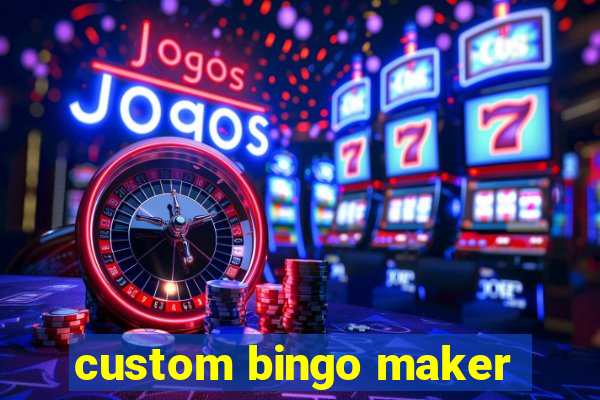 custom bingo maker