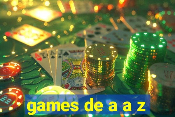 games de a a z