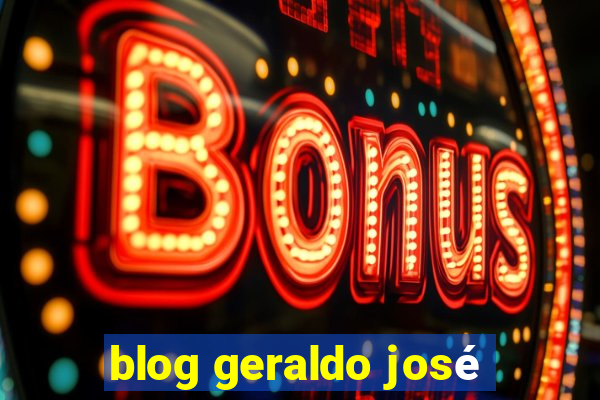 blog geraldo josé