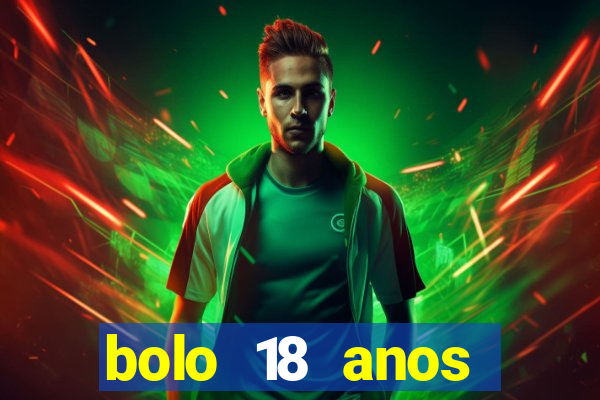 bolo 18 anos masculino futebol